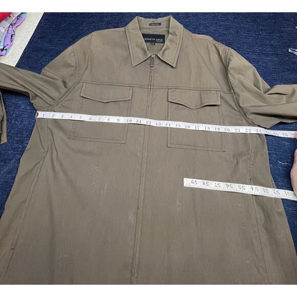 Kenneth Cole  Unisex Light Weight Zipper Jacket Sz L NWT - Picture 4 of 9